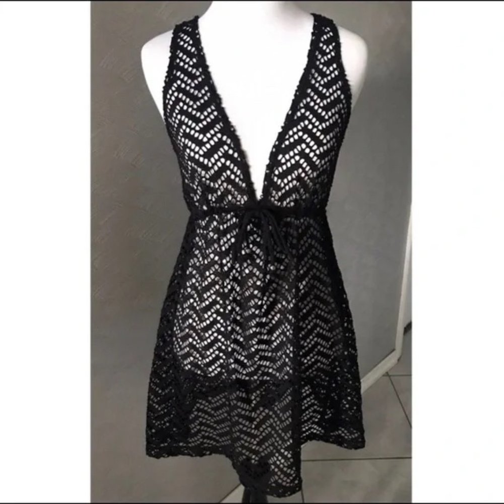 Portocruz Black Swim Cover-Up